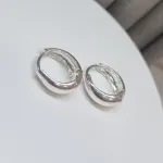 BRINCO PRATA ARGOLA GOTA GROSSA G	