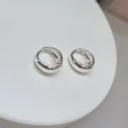 BRINCO PRATA ARGOLA GOTA GROSSA P	