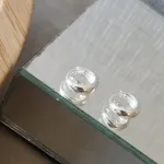 BRINCO PRATA ARGOLA GOTA LISA P