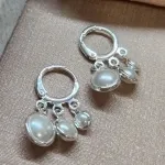 BRINCO PRATA ARGOLA PÉROLA 3