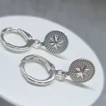BRINCO PRATA ARGOLA ROSA DOS VENTOS