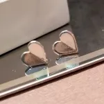 BRINCO PRATA CORAÇÃO ORIGAMI