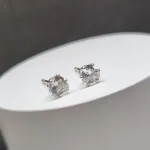 BRINCO PRATA CRISTAL CORAÇÃO	