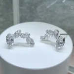 BRINCO PRATA EAR CUFF CRISTAIS	