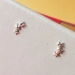 BRINCO PRATA EAR CUFF MINI ESTRELAS