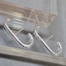 BRINCO PRATA EAR HOOK GUTA	