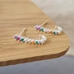 BRINCO PRATA EAR HOOK M ZIRC R	