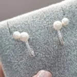 BRINCO PRATA EAR HOOK PEROLA ZIR	