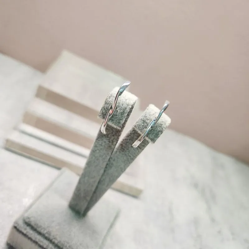 BRINCO PRATA EAR HOOK TORCIDO