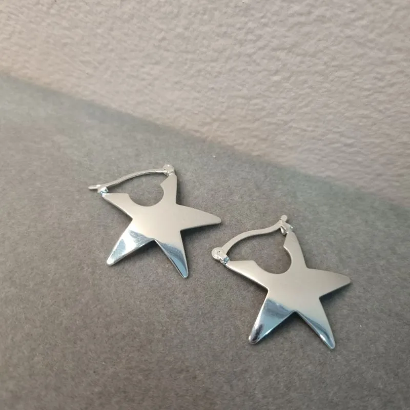 BRINCO PRATA EARG ESTRELA CHAPADA