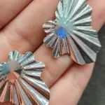 BRINCO PRATA RAIOS DE SOL