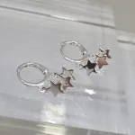 BRINCO PRATA TRANQUETA ESTRELAS	