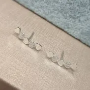 BRNCO PRATA EAR CUFF CORAÇÃOINHO