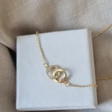 COLAR OURO ALGEMA CORAÇÃO 	