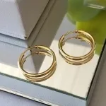 COLAR OURO ARGOLA F L M