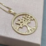 COLAR OURO ARVORE DA VIDA	