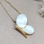COLAR OURO BORB MADREPÉROLA	