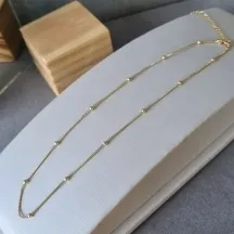 COLAR OURO CHOKER BOLA ESPASSADA	