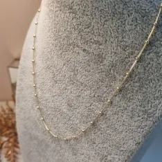 COLAR OURO CHOKER BOLINHAS P