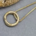 COLAR OURO CIRCULO