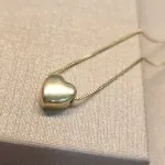 COLAR OURO CORAÇÃO LISO	