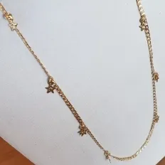 COLAR OURO ESTRELAS