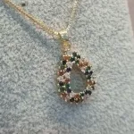 COLAR OURO GOTA RAINBOW	