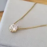 COLAR OURO GOTINHA CRISTAL