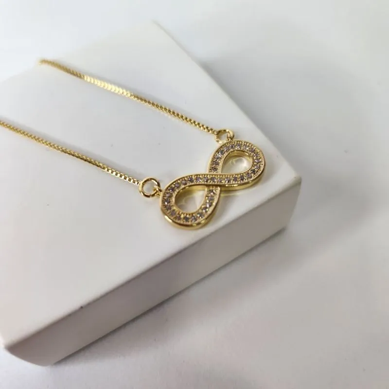 COLAR OURO INFINITO