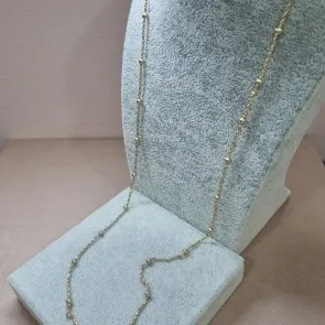 COLAR OURO LONGO B CORR ENTRELAÇ	