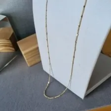 COLAR OURO LONGO CORRENTE CORAÇÃO