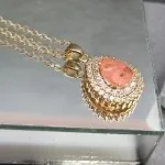 COLAR OURO LUX GOTA MORGANITA FUSION	