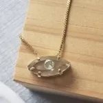 COLAR OURO OLHO ACQUA