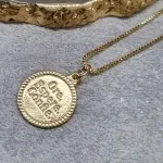 COLAR OURO ORE ESPERE CONFIE	
