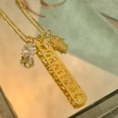 COLAR OURO PATUÁ GRATIDÃO	