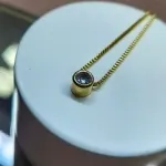 COLAR OURO PONTO DE LUZ MINI	