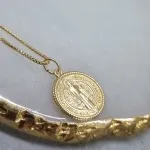 COLAR OURO SÃO BENTO