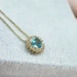 COLAR OURO Z CIRC ACQUA	