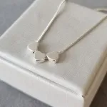 COLAR PRATA 3 CORAÇÕES	