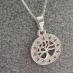 COLAR PRATA ARVORE DA VIDA CIRC	