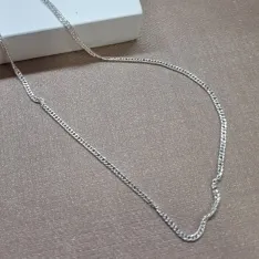 COLAR PRATA CHAPINHA OVAL	