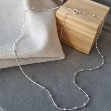 COLAR PRATA CHOKER BOLINHAS MINI