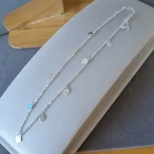 COLAR PRATA CHOKER CORAÇÃO PING