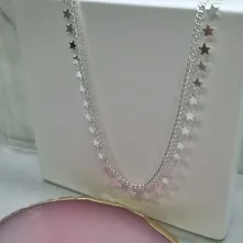 COLAR PRATA CHOKER ESTRELAS FIXAS	