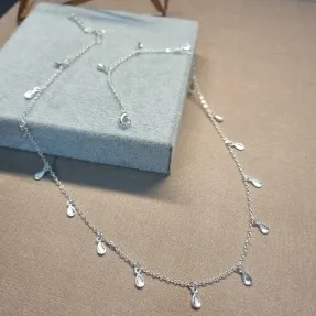 COLAR PRATA CHOKER GOTINHAS	