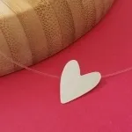 COLAR PRATA CORAÇÃO N