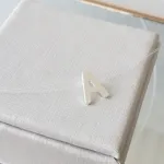 COLAR PRATA INICIAL A