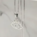 COLAR PRATA OLHO