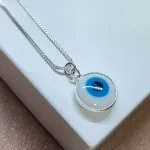 COLAR PRATA OLHO GREGO	
