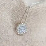 COLAR PRATA Z CIRC CRISTAL	